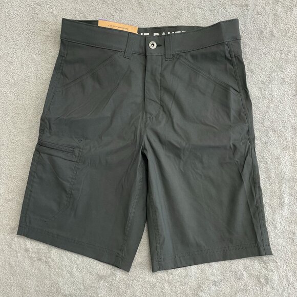 NEW Eddie Bauer Rainier 10” Tech Shorts Men’s 30 Cargo Outdoor Black - Picture 2 of 6